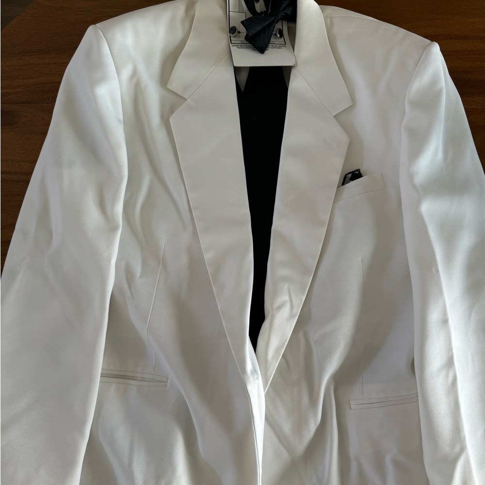 6 piece Black & white Tuxedo